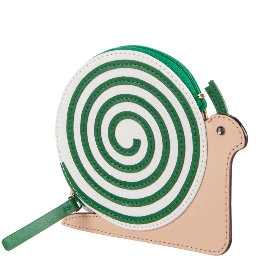 RARE Kate Spade Turn Over a New Leaf Snail Coin Purse